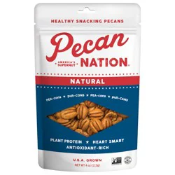 Pecan Nation Natural Snacking Pecans - 4 oz