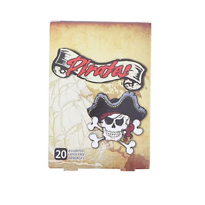 slide 1 of 1, Curad Pirates Assorted Latex Free Bandages, 20 ct