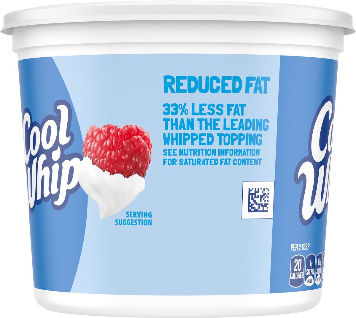 slide 7 of 14, Cool Whip Reduced Fat Whipped Topping, 16 oz Tub, 16 oz