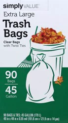 Simply Value Trash Bags