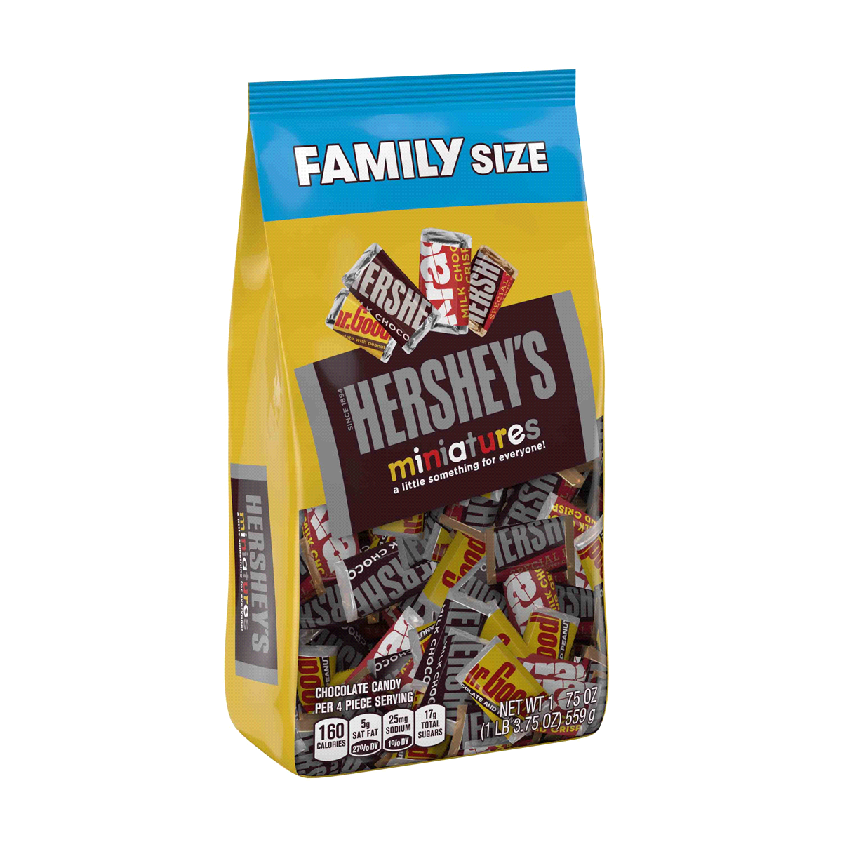 slide 10 of 10, Hershey's Miniatures Family Bag, 19.75 oz