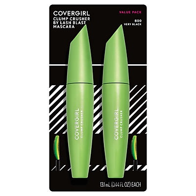 slide 1 of 1, Covergirl Lash Blast Clump Crusher Mascara Twin Pack, 1 ct