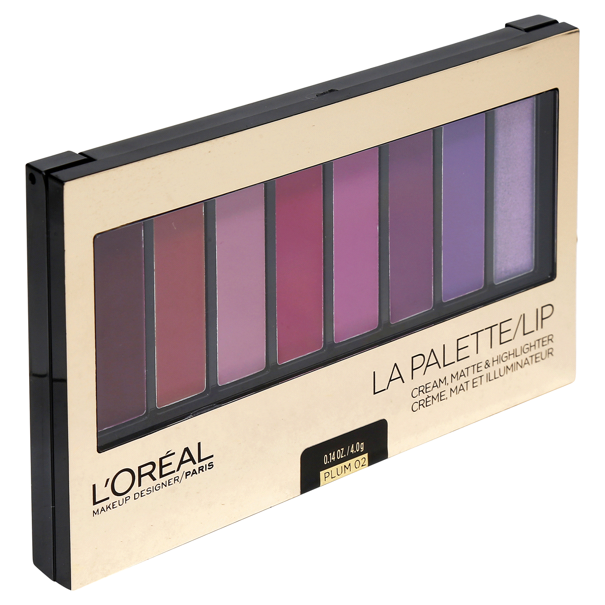 slide 2 of 4, L'Oréal Colour Riche Lip Palette 02 Plum, 14 oz