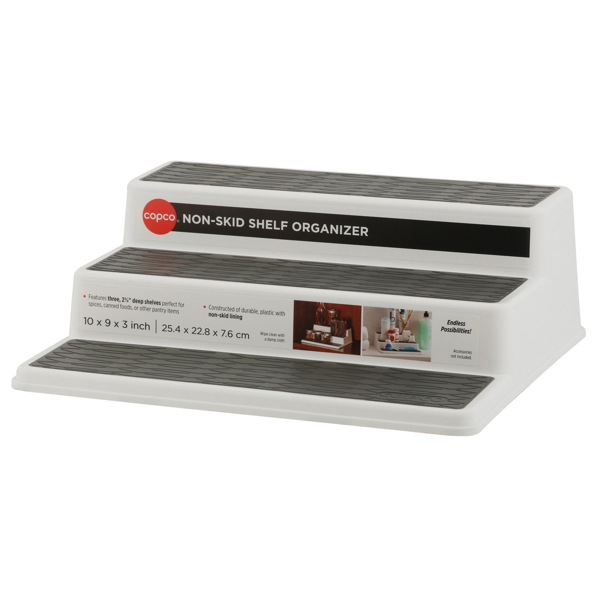 slide 6 of 9, Copco 10 Inch Non-Skid Shelf Organizer 1 ea, 1 ct