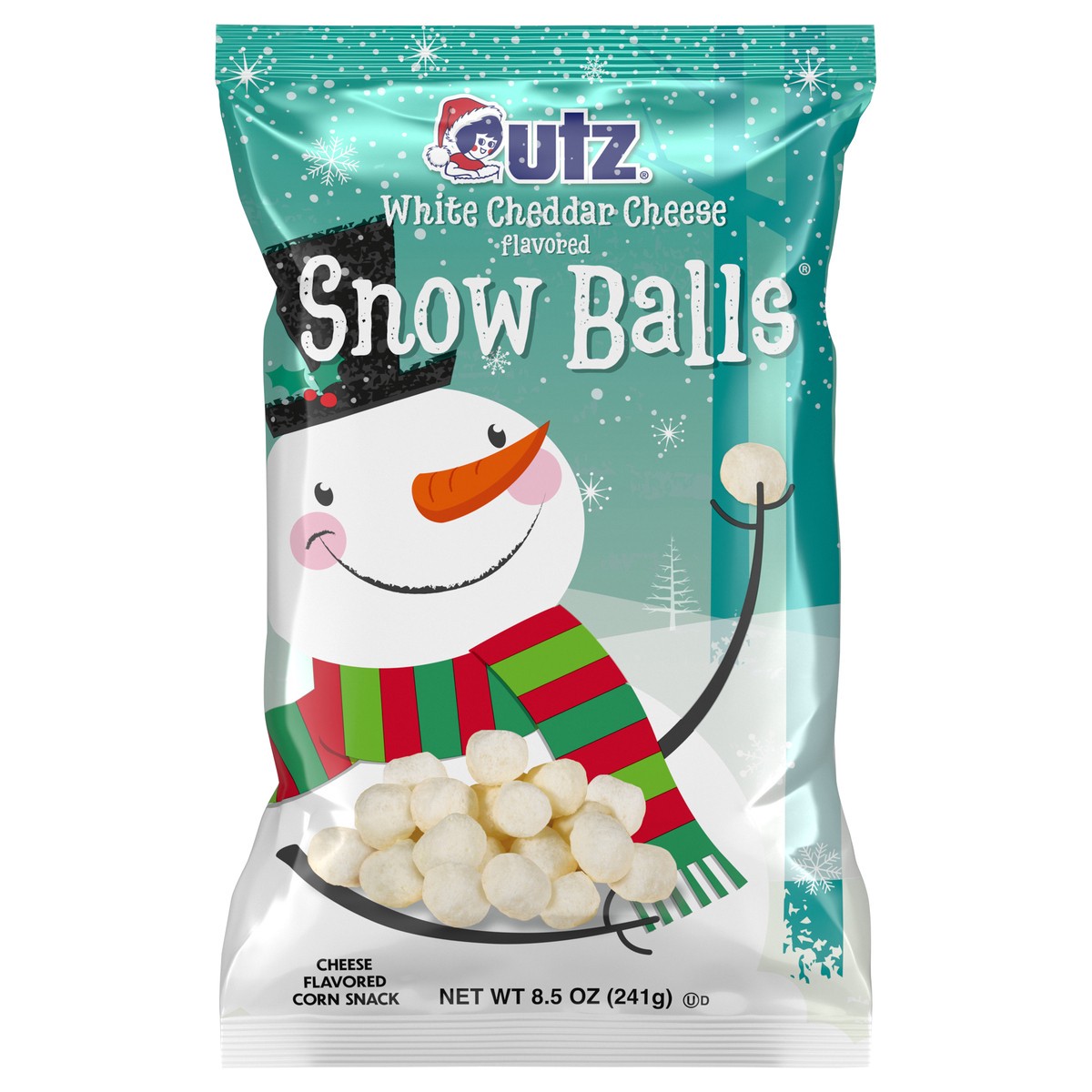 slide 1 of 12, Utz Snow Balls Cheese Balls, 8.5 oz