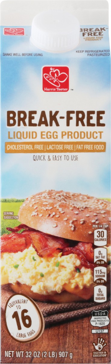 slide 1 of 9, Harris Teeter Liquid Egg Product, 32 oz