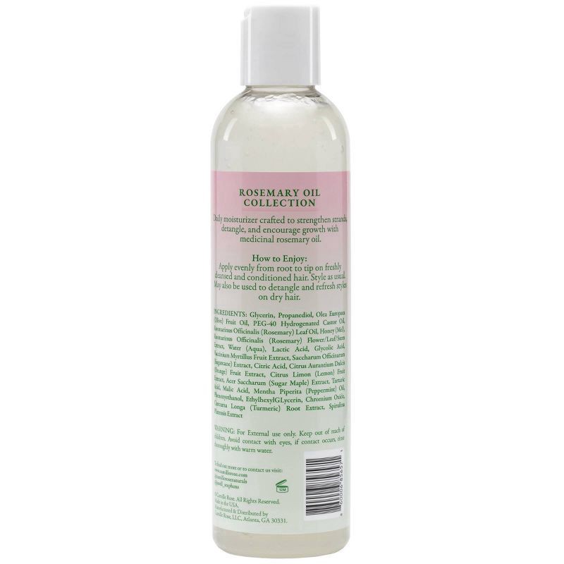 slide 3 of 4, Camille Rose Strengthening Rosemary Oil Leave-In Conditioner 8 fl oz, 8 fl oz