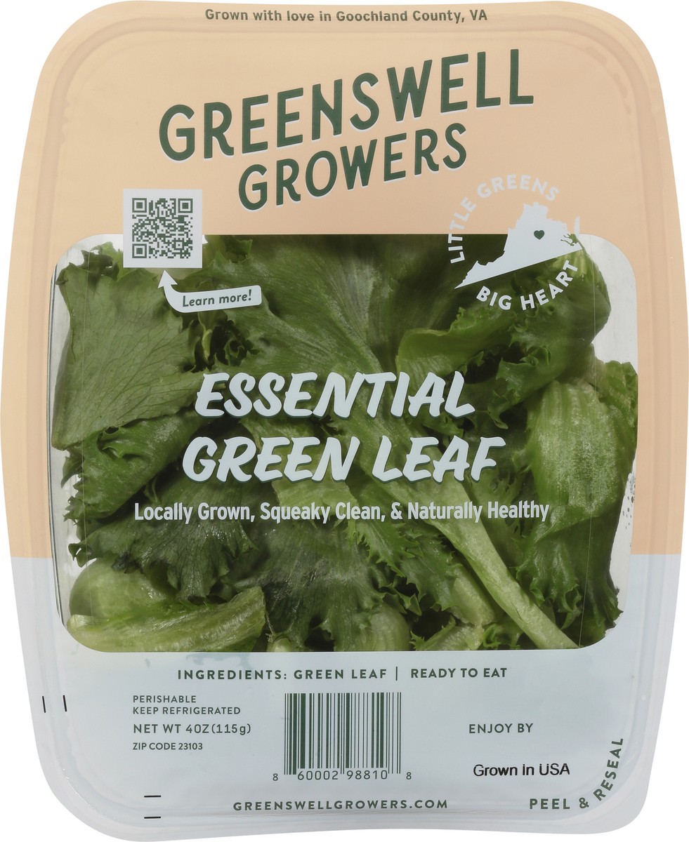 slide 3 of 12, Greenswell Growers Essential Green Leaf 4 oz, 4 oz