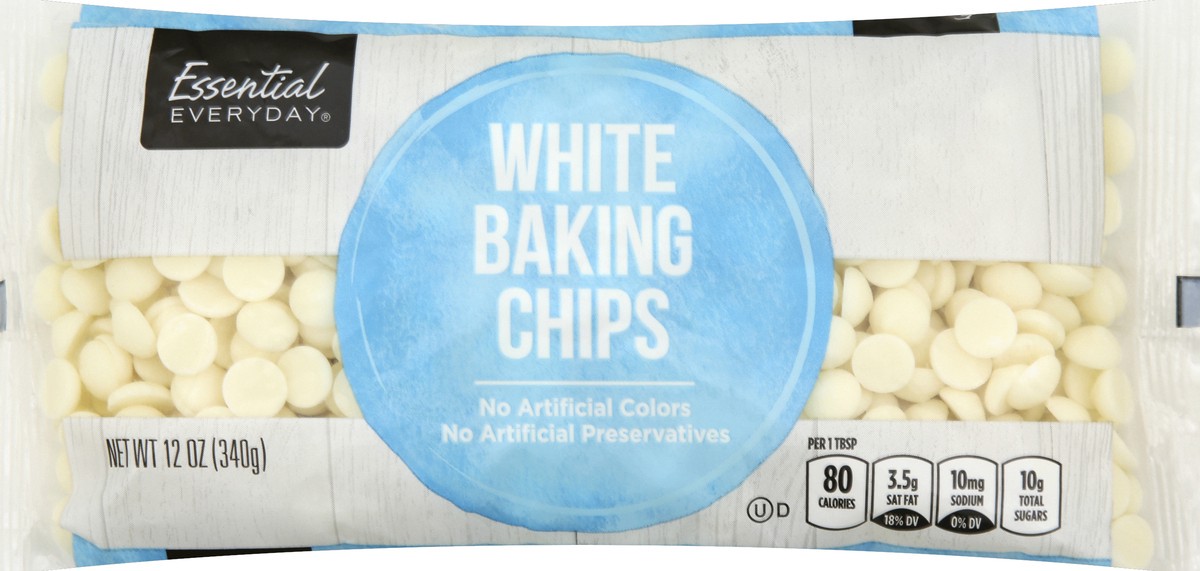 slide 3 of 6, Essential Everyday Ee Baking Chips White - 12 oz, 12 oz