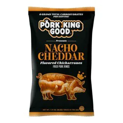 Pork King Pork Rinds Nacho Cheddar