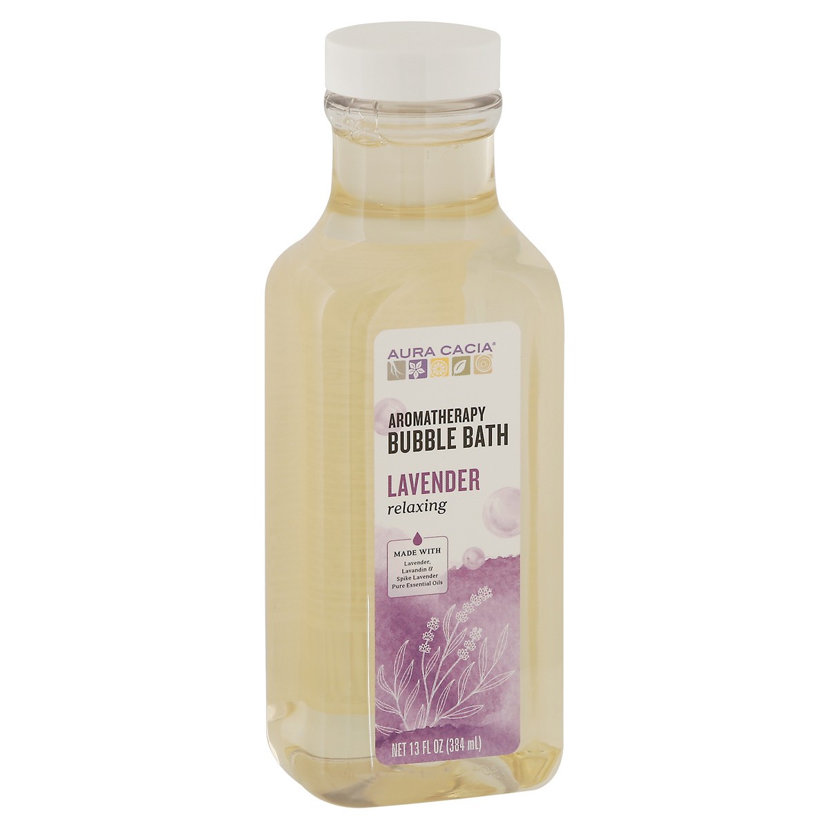 slide 9 of 9, Aura Cacia Relaxing Lavender Aromatherapy Bubble Bath 13 fl oz, 13 fl oz