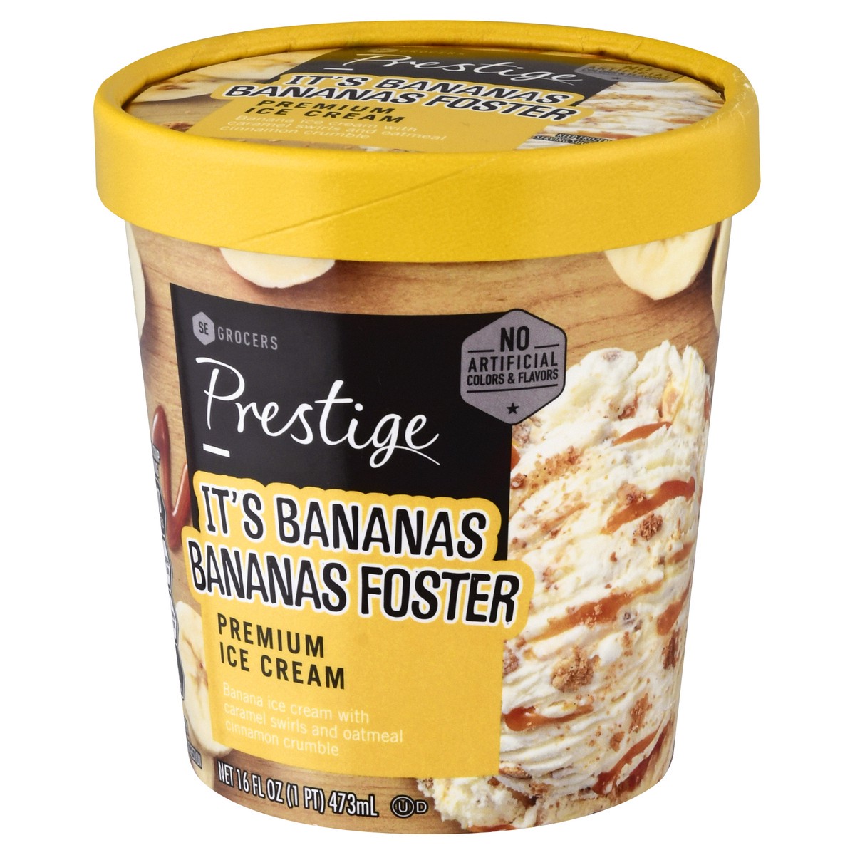 slide 12 of 13, SE Grocers Prestige Banana Foster, 16 oz