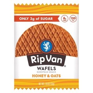 slide 1 of 1, Rip Van Wafl Honey & Oats, 1.16 oz