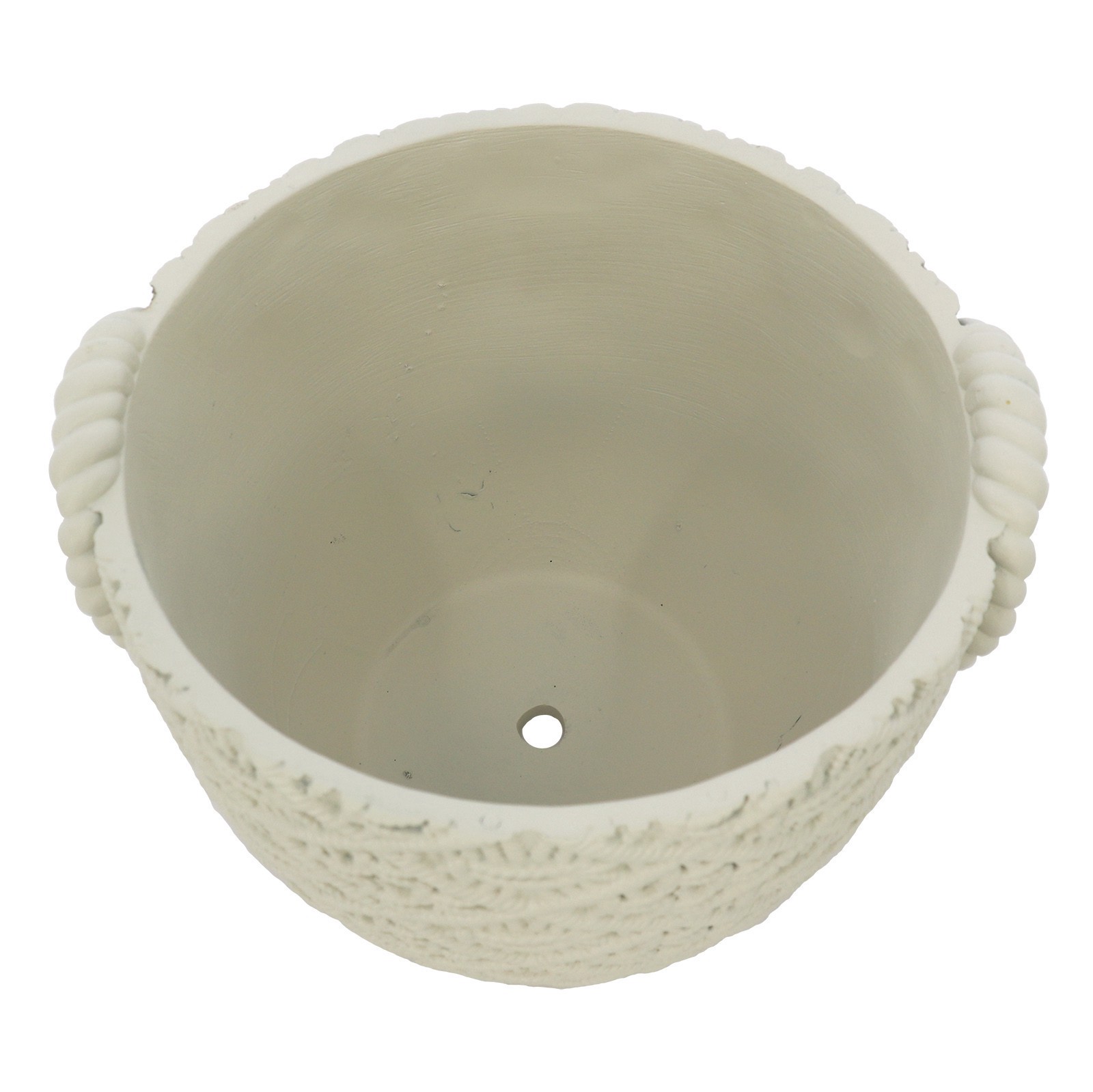 slide 2 of 3, 9.25" Macrame Style Pot By Ashland, 9.25 in x 8.75 in x 7.5 in