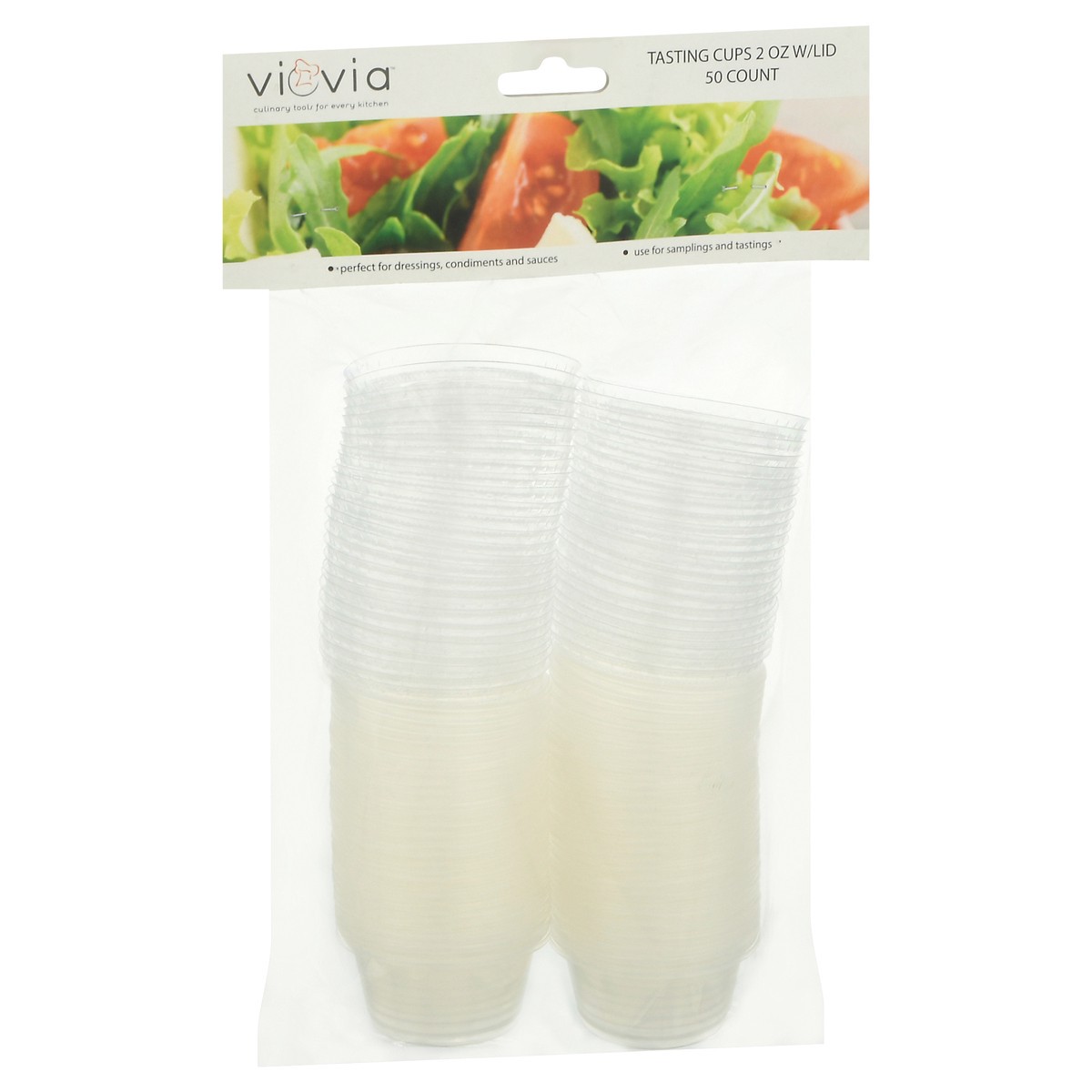 slide 2 of 9, Viovia Tasting Cup w/ Lid, 50 ct; 2 oz