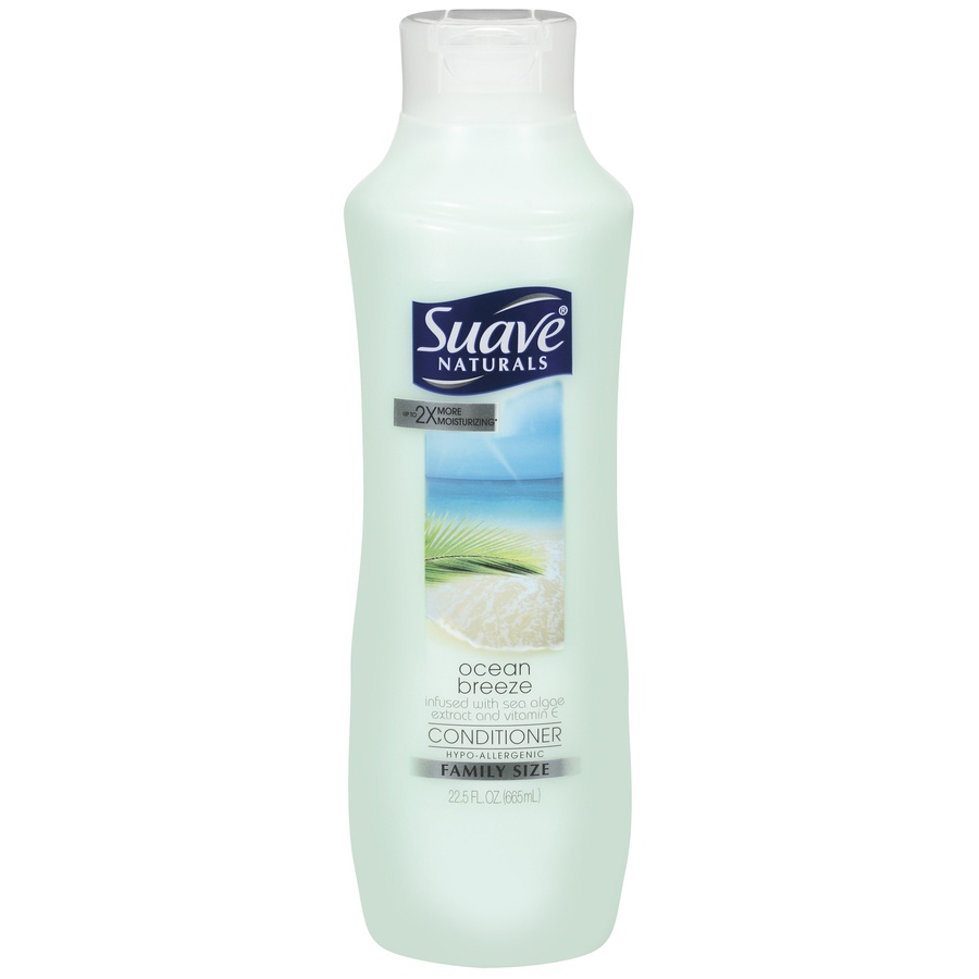 slide 1 of 1, Suave Naturals Ocean Breeze Conditioner Family Size, 22.5 oz