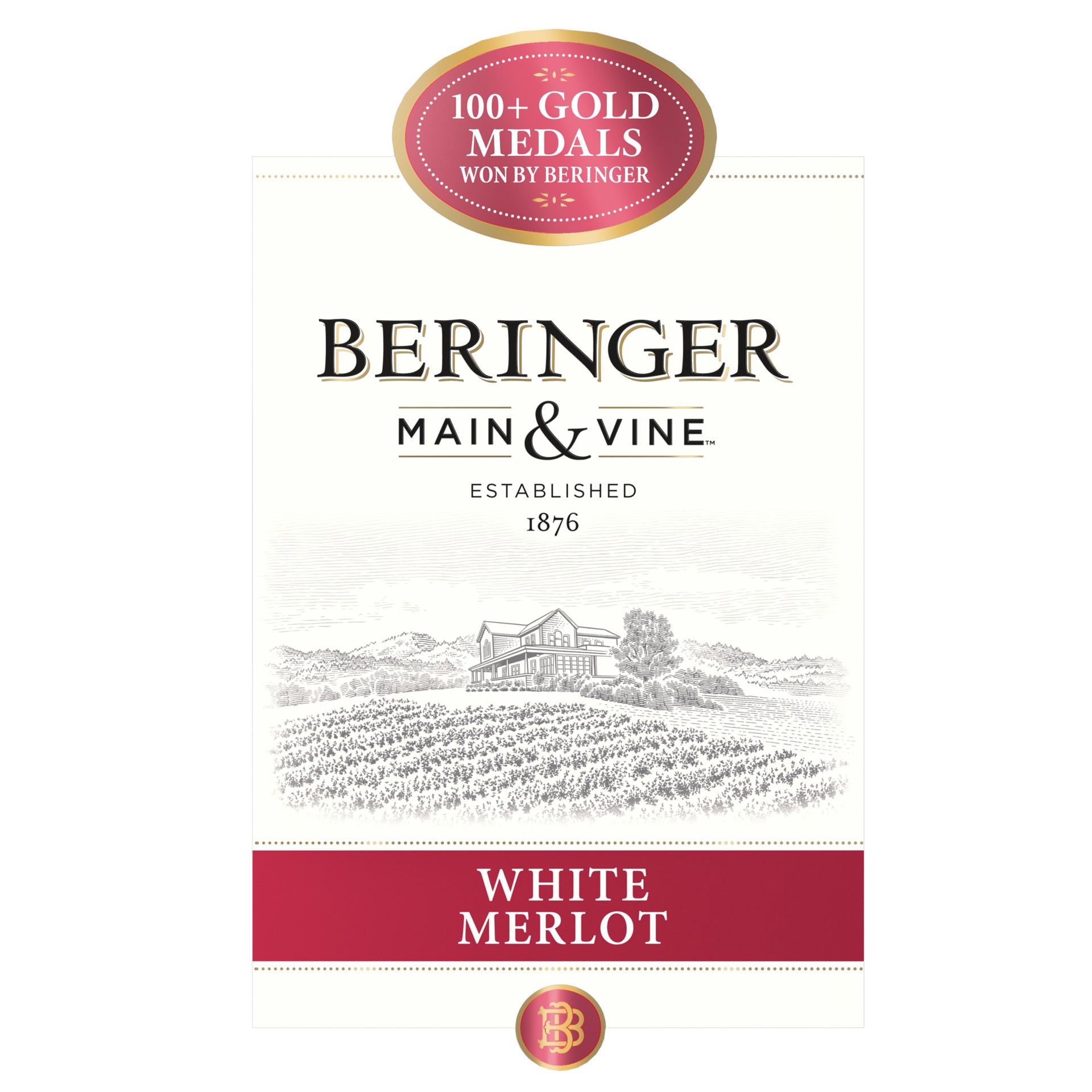 slide 2 of 4, Beringer White Merlot, 750 ml