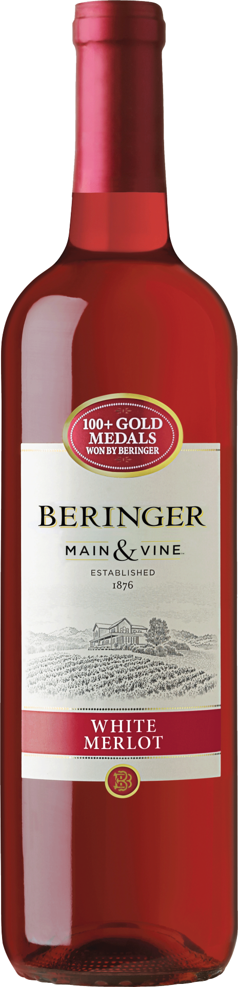 slide 1 of 3, Beringer Main & Vine™ White Merlot Pink Wine, 750 ml