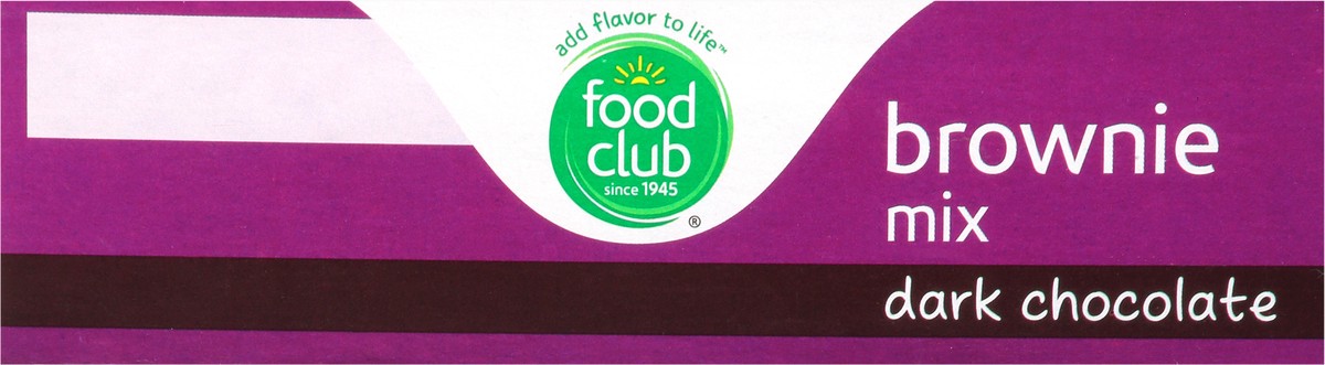 slide 6 of 11, Food Club Dark Chocolate Brownie Mix, 18.2 oz