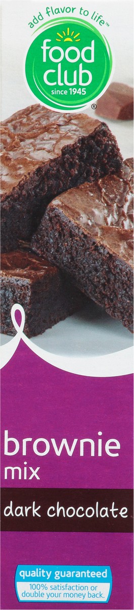 slide 7 of 11, Food Club Dark Chocolate Brownie Mix, 18.2 oz