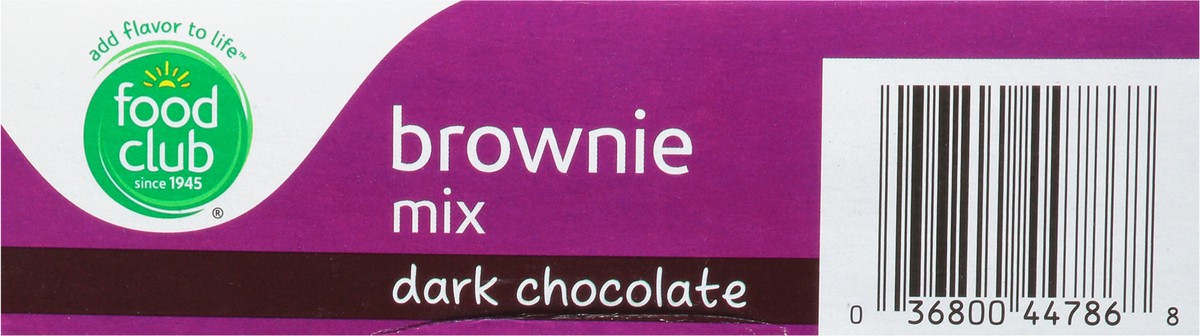 slide 8 of 11, Food Club Dark Chocolate Brownie Mix, 18.2 oz