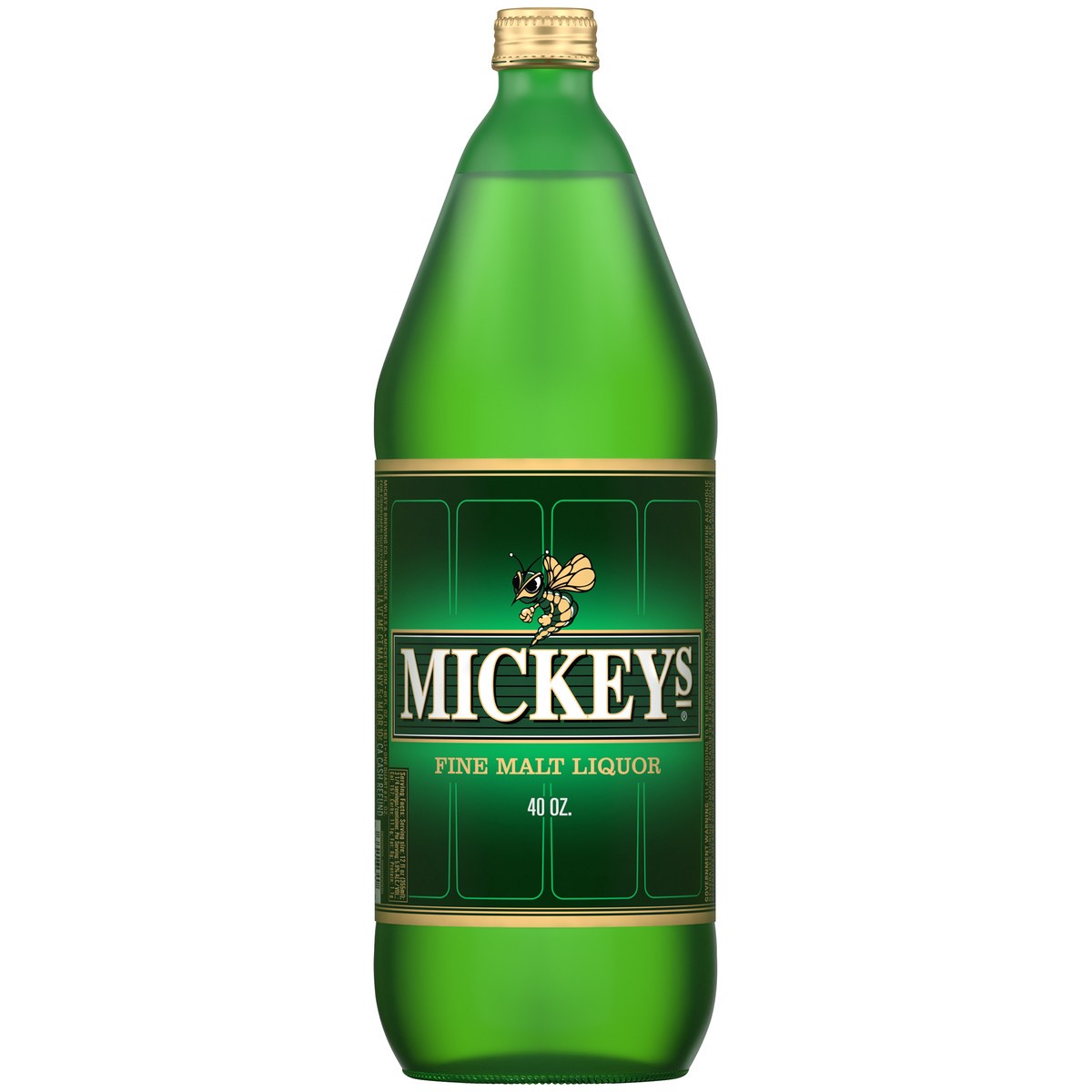 slide 1 of 4, Mickey's Mickeys Fine Malt Liquor Ale Beer, 40 fl. oz. Bottle, 5.6% ABV, 480 oz