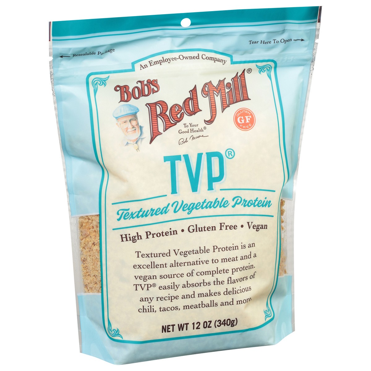 slide 3 of 9, Bob's Red Mill Textured Vegetable Protein 12 oz, 12 oz