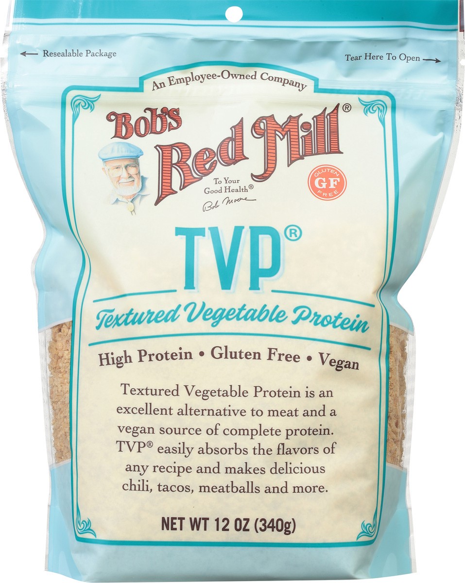 slide 7 of 9, Bob's Red Mill Textured Vegetable Protein 12 oz, 12 oz