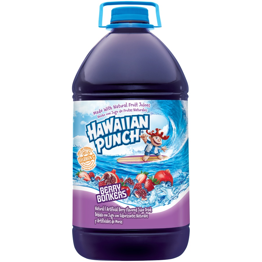 slide 1 of 2, Hawaiian Punch Berry Bonkers, 128 fl oz