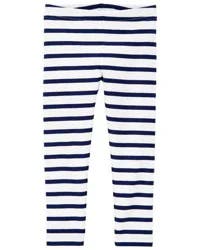 Carter's Toddler Striped Leggings Navy/White 4T