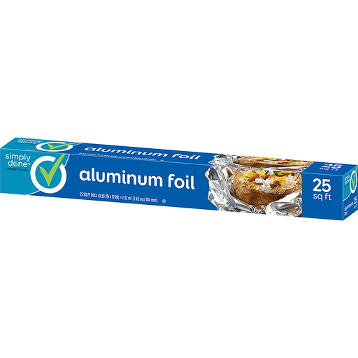 slide 3 of 4, Simply Done Aluminum Foil, 25 sq ft