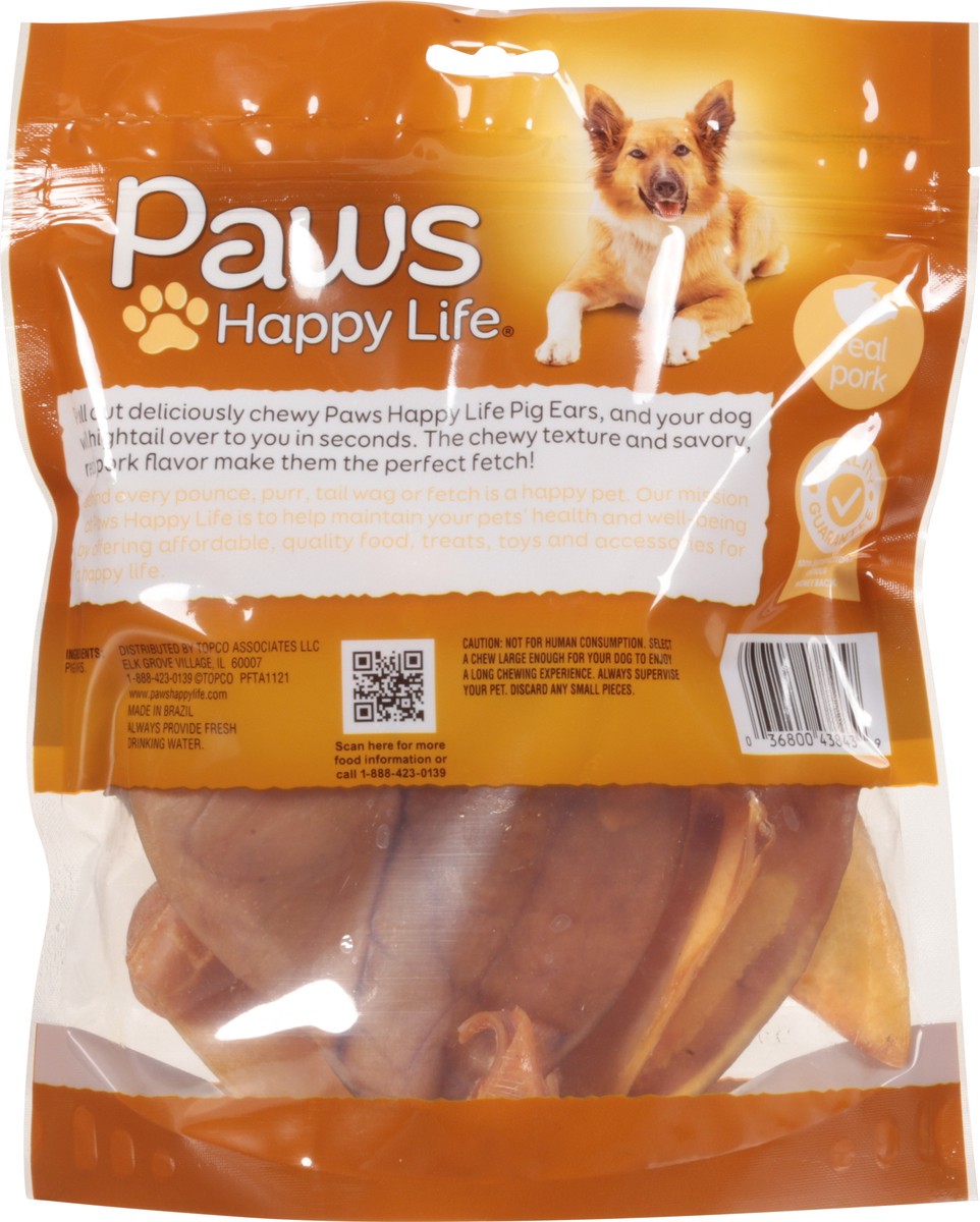 slide 10 of 17, Paws Happy Life Pig Ears Dog Chews 7 ea, 7 ct