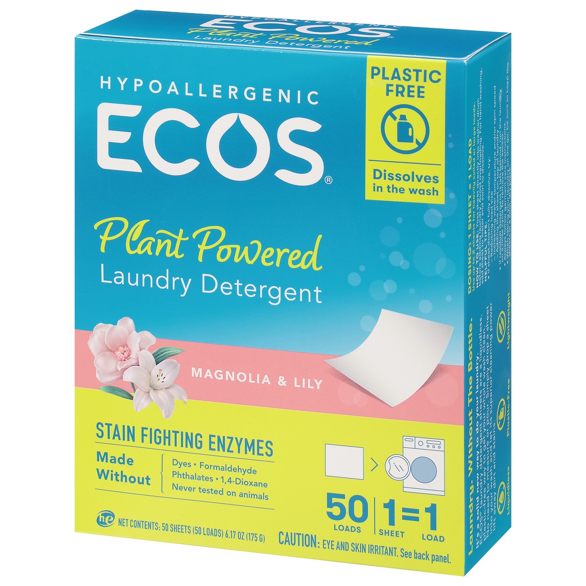slide 3 of 10, Earth Friendly Products Hypoallergenic Magnolia & Lily Laundry Detergent 50 ea, 1 ct