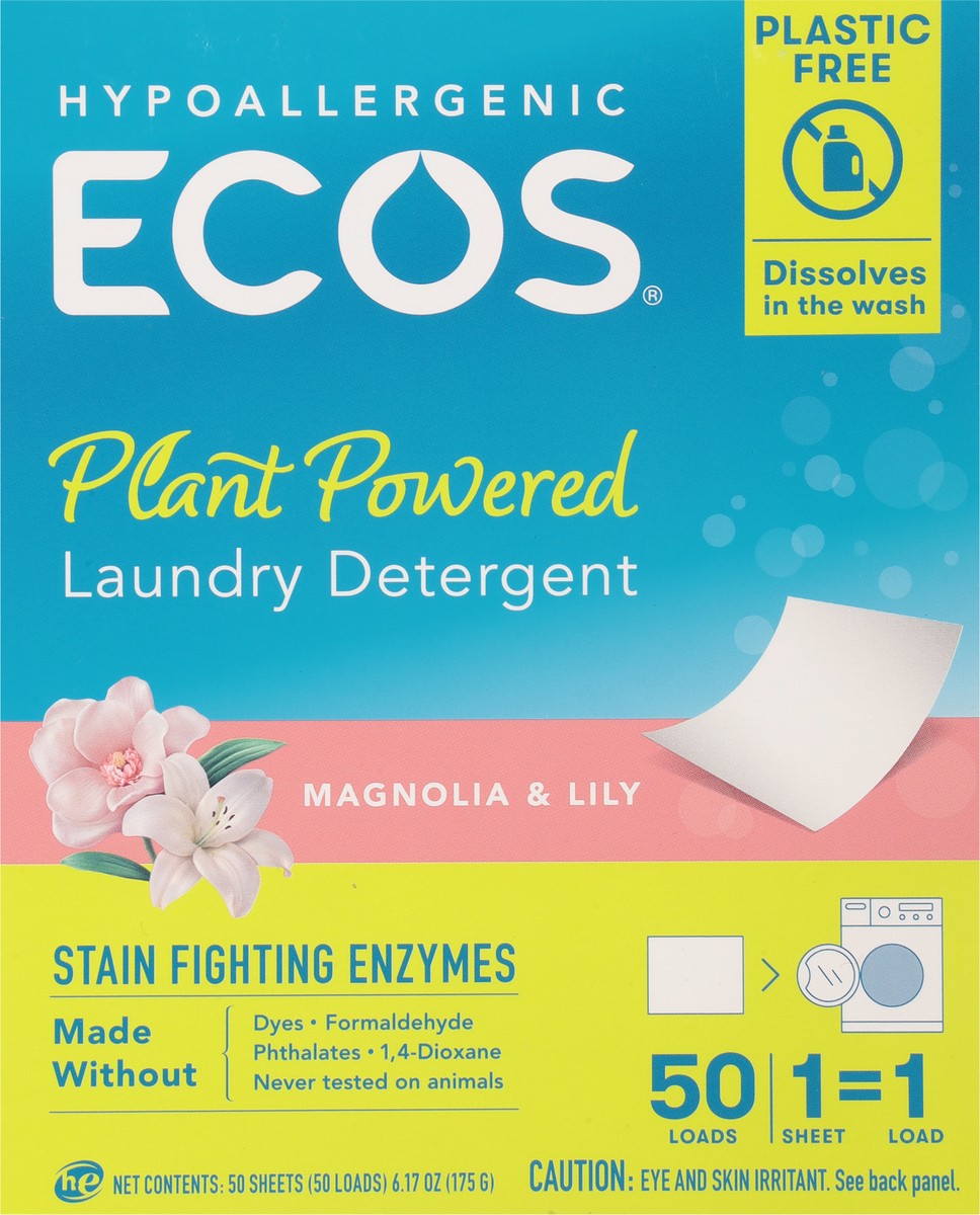 slide 8 of 10, Earth Friendly Products Hypoallergenic Magnolia & Lily Laundry Detergent 50 ea, 1 ct