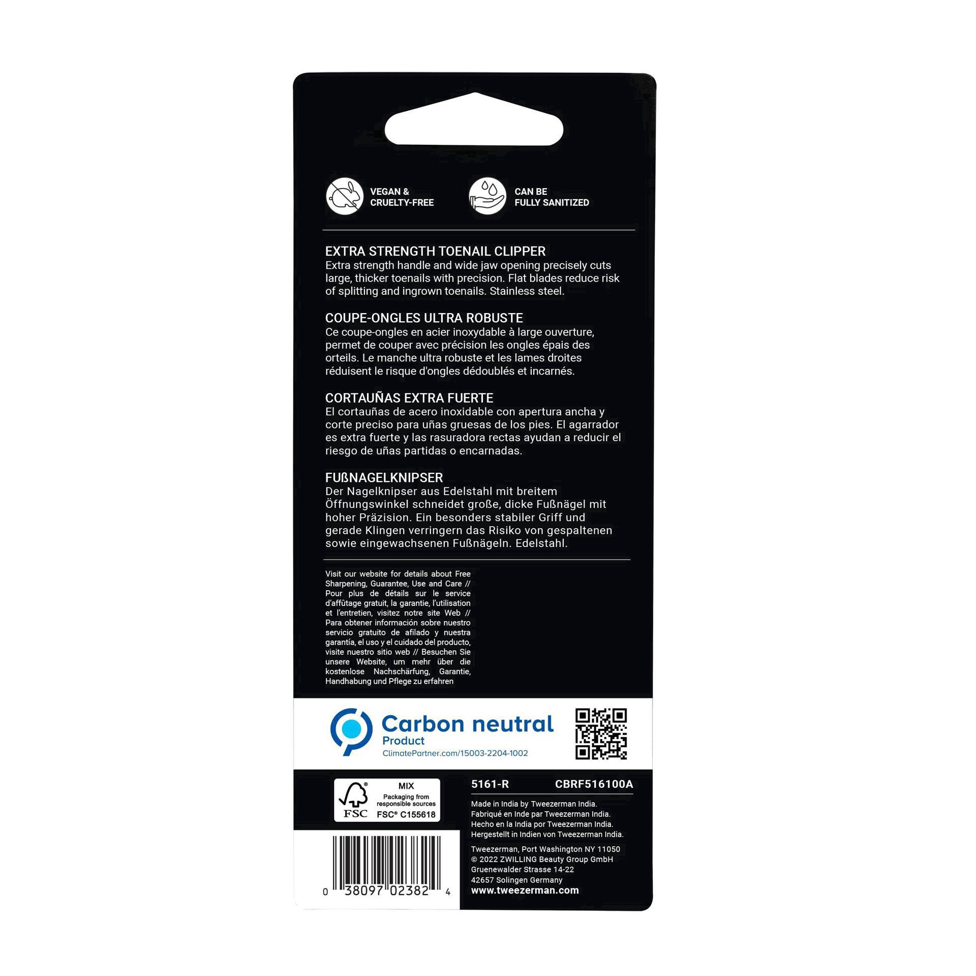 slide 28 of 43, Tweezerman Extra Strength Toenail Clipper, 1 ct