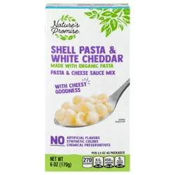 Nature's Promise Shell Pasta & White Cheddar