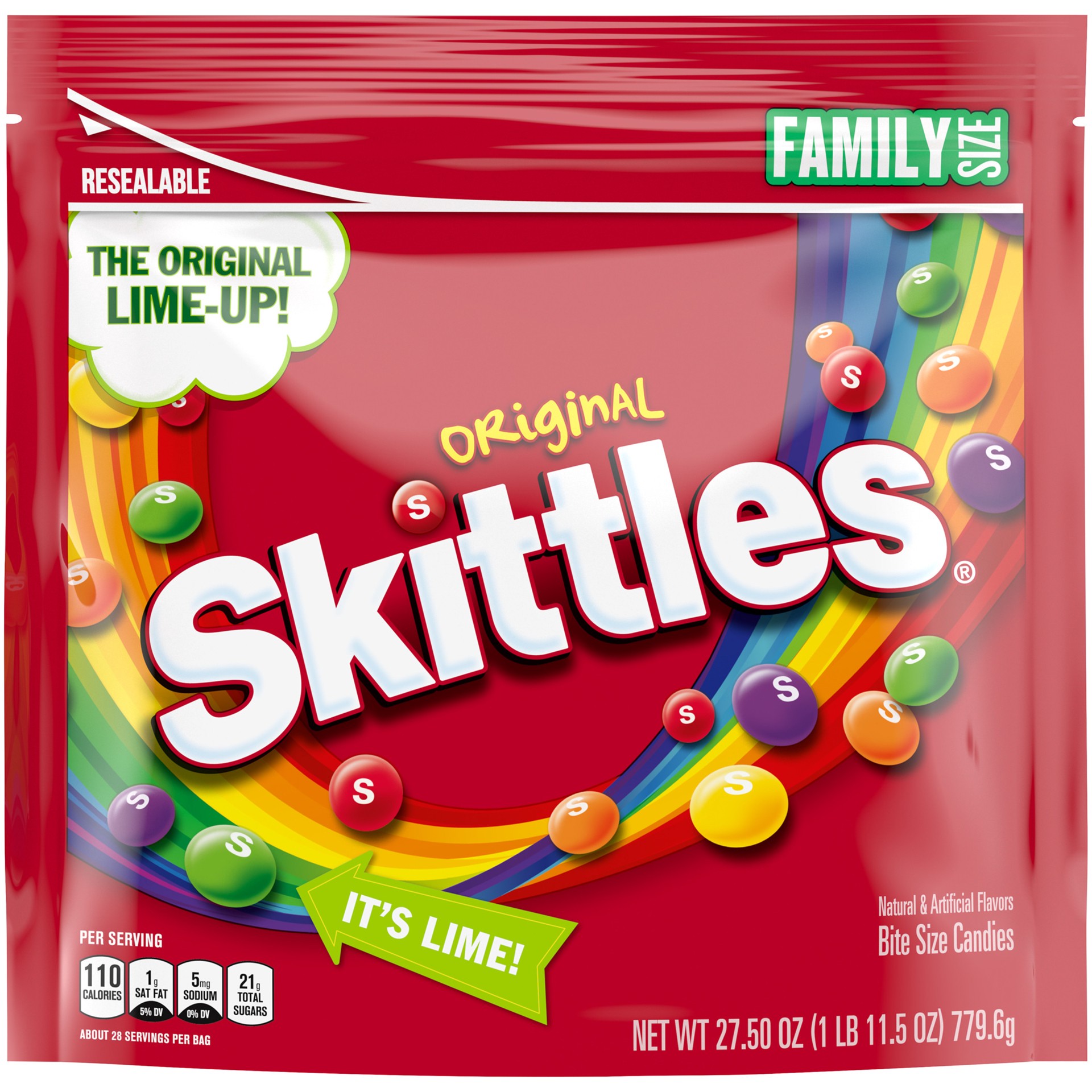 slide 1 of 8, Starburst Skittles Original Family Size Chewy Candy - 27.5oz, 27.5 oz