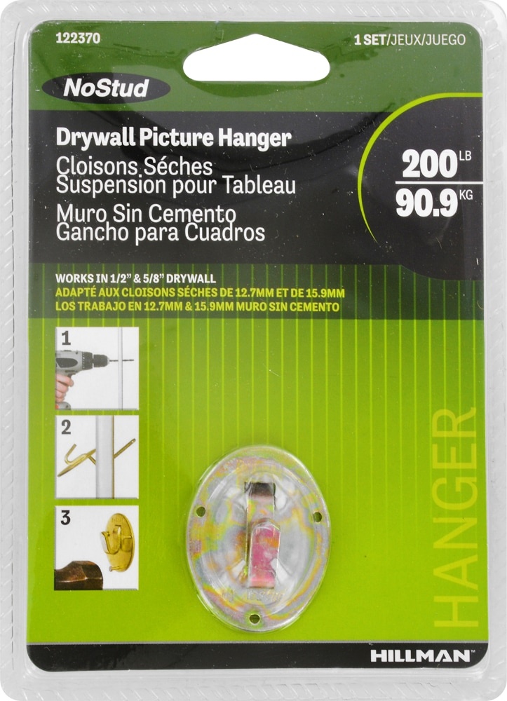 slide 1 of 1, Hillman No Stud Picture Hanger, 1 ct