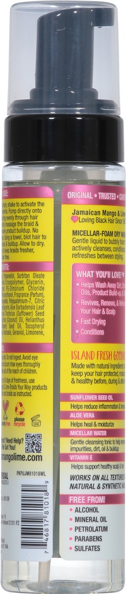 slide 6 of 9, Jamaican Mango & Lime Foams & Refresh Fresh Breeze Dry Wash 8 fl oz, 8 oz