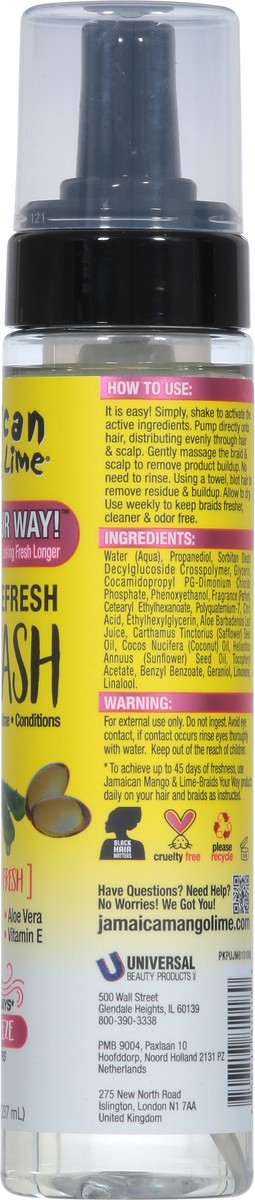 slide 3 of 9, Jamaican Mango & Lime Foams & Refresh Fresh Breeze Dry Wash 8 fl oz, 8 oz