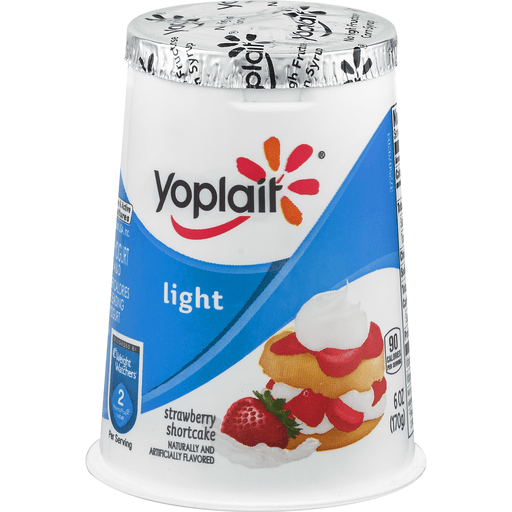 slide 3 of 9, Yoplait Light Strawberry Shortcake Yogurt, 6 oz
