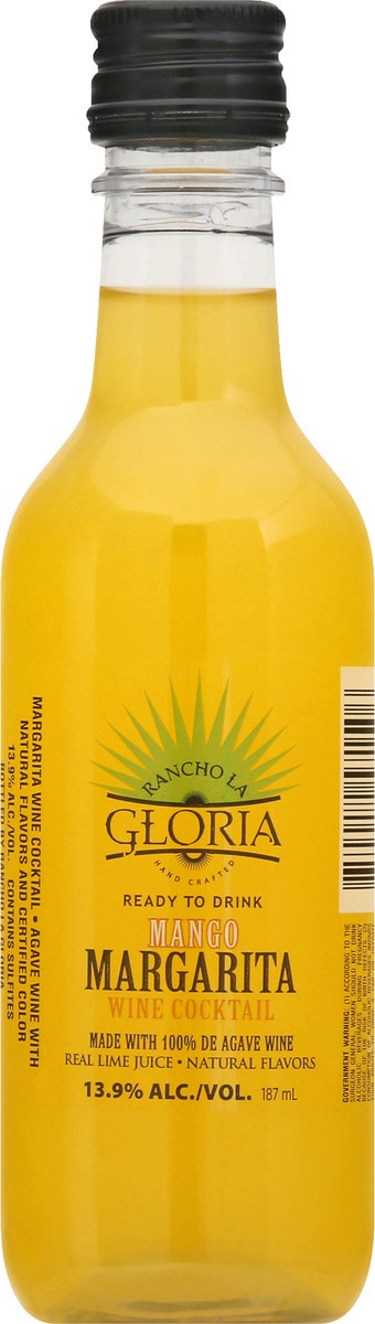 slide 8 of 8, Rancho La Gloria Mango Margarita 187 ml, 187 ml