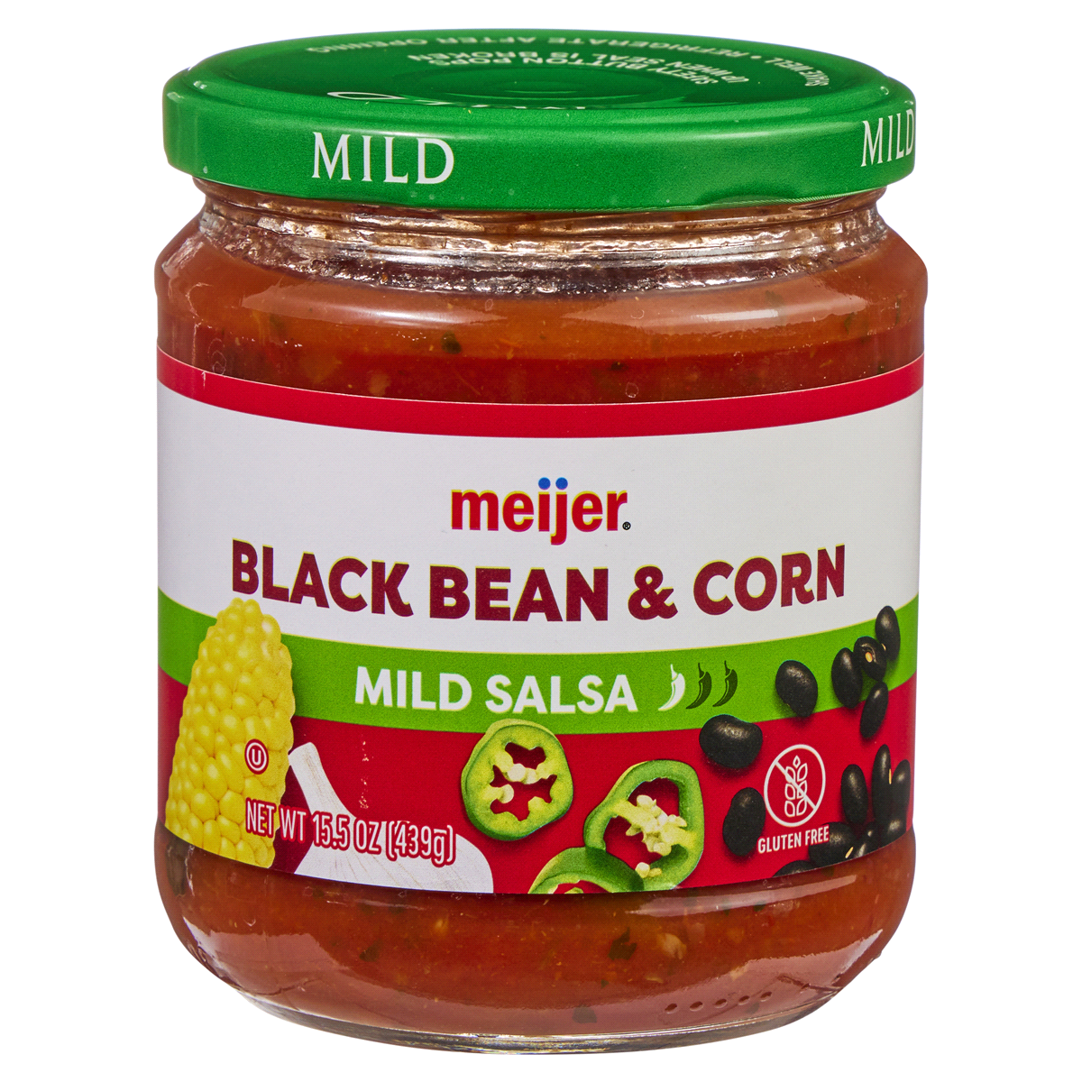 slide 1 of 29, Meijer Mild Black Bean & Corn Salsa, 15.5 oz