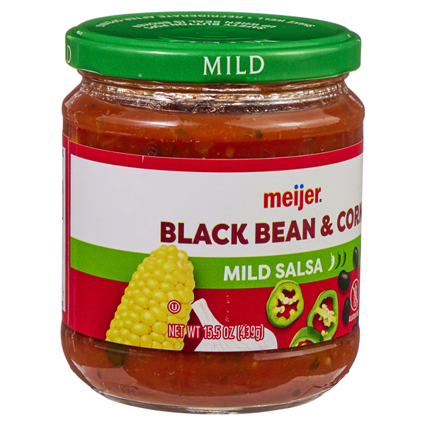 slide 25 of 29, Meijer Mild Black Bean & Corn Salsa, 15.5 oz