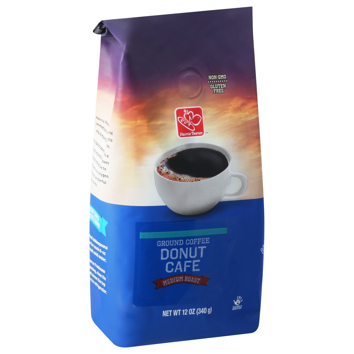 slide 5 of 12, Harris Teeter Coffee Donut Cafe, 12.1 ct