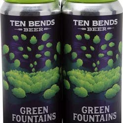 Ten Bends Green Fountains New England IPA, Single