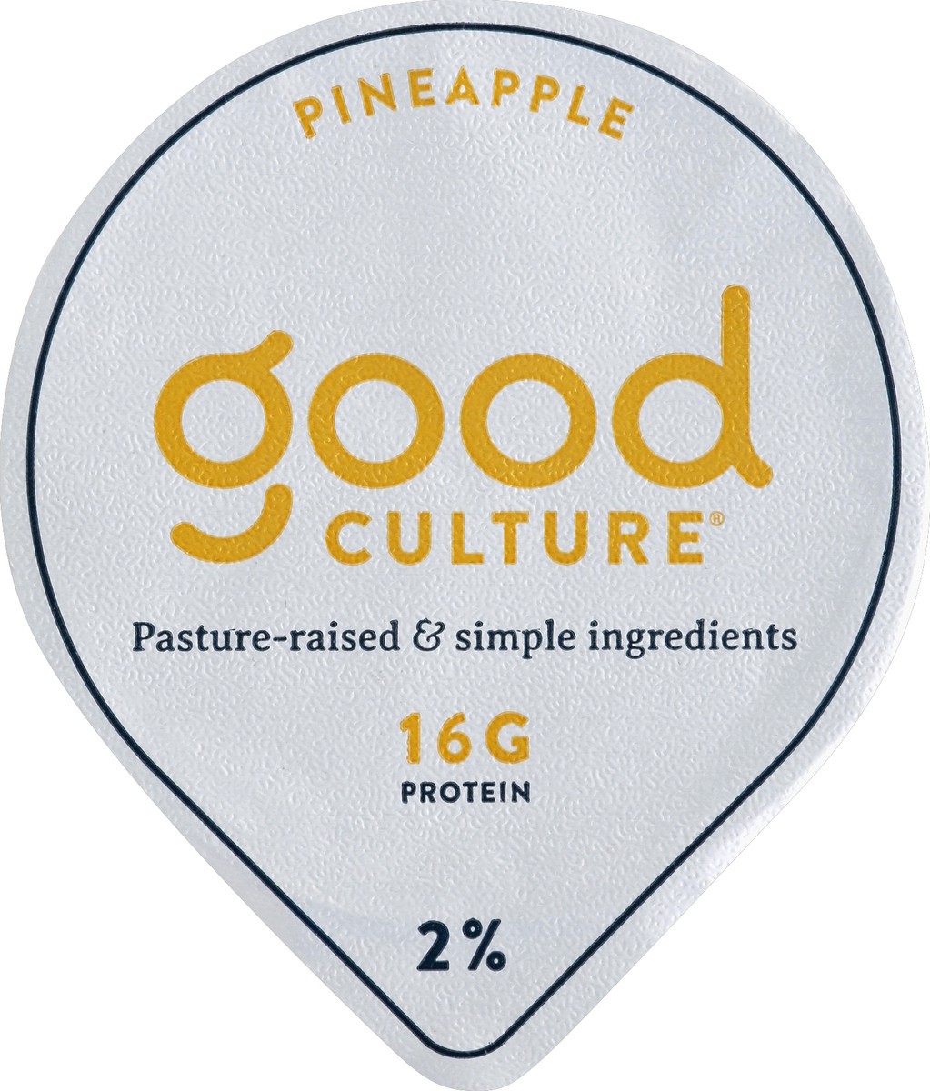 slide 2 of 6, good culture Organic Cottage Cheese Pineapple, 5.3 oz