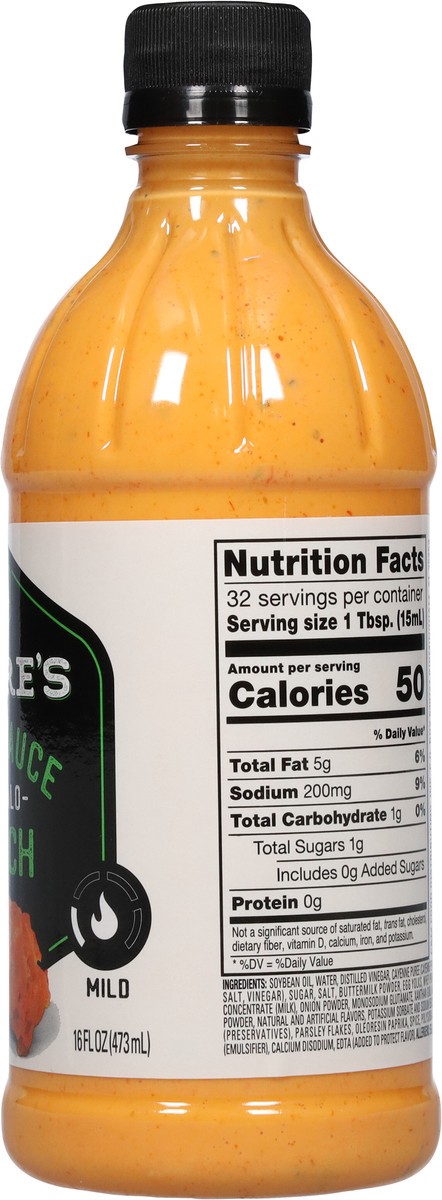 slide 5 of 9, Moore's Mild Buffalo Ranch Wing Sauce 16 fl oz, 16 fl oz