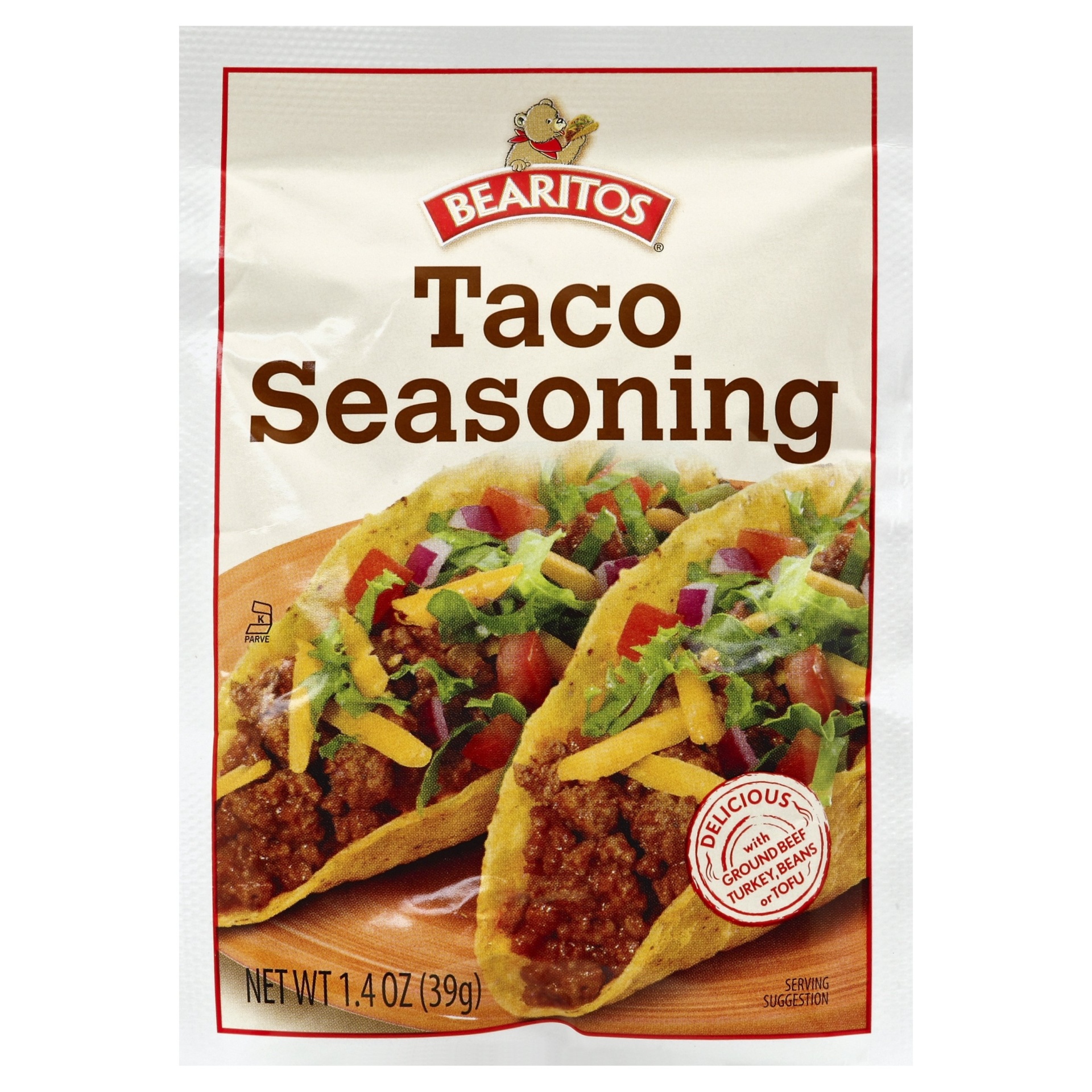 slide 1 of 1, Bearitos Taco Seasoning, 1.4 oz