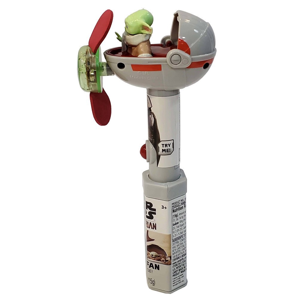slide 4 of 5, Star Wars Mandalorian The Child Candy Fan 0.53 oz Stick, 0.53 oz